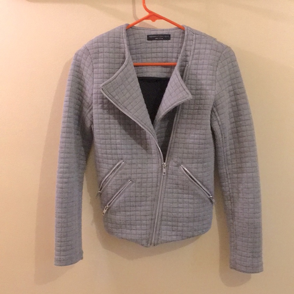Generation Love Quilted Zip Moto Jacket
